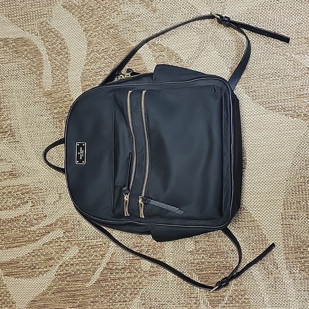 Kate Spade Wilson Road Backpack - Black nylon -large - new without tags